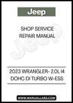 DISCOVER THE ULTIMATE RESOURCE FOR MAINTAINING YOUR 2023 JEEP WRANGLER WITH THE COMPREHENSIVE 2.0L I4 DOHC DI TURBO W-ESS SHOP SERVICE REPAIR MANUAL. THIS ESSENTIAL GUIDE IS DESIGNED FOR BOTH SEASONED MECHANICS AND DIY ENTHUSIASTS, PROVIDING DETAILED INSTRUCTIONS AND INSIGHTS TO KEEP YOUR VEHICLE RUNNING SMOOTHLY.