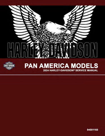Unlock the full potential of your 2024 Harley-Davidson Pan America with the comprehensive Service Manual (Part Number: 94001165). This PDF file is your ultimate guide to maintaining and troubleshooting your motorcycle, featuring detailed diagrams, step-by-step instructions, and essential maintenance tips. Whether you're a seasoned mechanic or a DIY enthusiast, this manual ensures you have the knowledge and confidence to keep your ride in peak condition. Don't miss out on the opportunity to enhance your