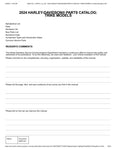 Elevate your Harley-Davidson experience with the 2024 Trike Parts Catalog Manual (94001181) in PDF format. This comprehensive guide is your go-to resource for all the latest parts and accessories tailored specifically for your trike, ensuring optimal performance and style. With detailed diagrams and part numbers, finding the right components has never been easier. Whether you're a seasoned rider or a new enthusiast, this manual empowers you to customize and maintain your ride with confidence. Don't miss out