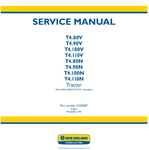 NEW HOLLAND T4.80N, T4.80V, T4.90N, T4.90V, T4.100N, T4.100V, T4.110N, T4.110V IT4 TRACTOR SERVICE MANUAL - PDF