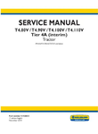 NEW HOLLAND T4.80V, T4.90V, T4.100V, T4.110V INTERIM TIER 4A TRACTOR SERVICE MANUAL - PDF