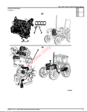 JOHN DEERE 2355, 2555 TRACTORS PC4216 - PARTS CATALOG MANUAL