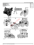 JOHN DEERE 3040, 3140 TRACTORS PC4186 - PARTS CATALOG MANUAL