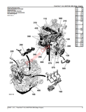 PARTS CATALOG MANUAL - JOHN DEERE POWERTECH 4.5L 4045TF520 OEM (STAGE I ENGINE) PC8421