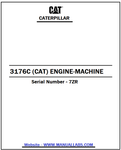 The 3176C (CAT) CATERPILLAR ENGINE-MACHINE SERVICE REPAIR MANUAL 7ZR provides comprehensive instructions for service, repair, and workshop use. This file download offers an efficient and reliable solution.