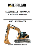 Download Complete Electrical & Hydraulic Schematic Manual For Caterpillar 319D L Excavator - Serial Number - KRM