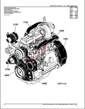 PARTS CATALOG MANUAL - JOHN DEERE 4045TF150 POWERTECH 4.5 L SDMO OEM ENGINE PC8419