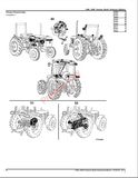 JOHN DEERE 2355, 2555 TRACTORS PC4216 - PARTS CATALOG MANUAL