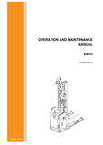 AWTm Caterepillar Forklift Operation And Maintenance Manual 629280 - PDF File Download