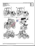 JOHN DEERE 1640, 1840, 2040 TRACTORS  PC4173 - PARTS CATALOG MANUAL