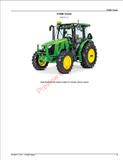 JOHN DEERE 5105M TRACTOR PC16417 - PARTS CATALOG MANUAL