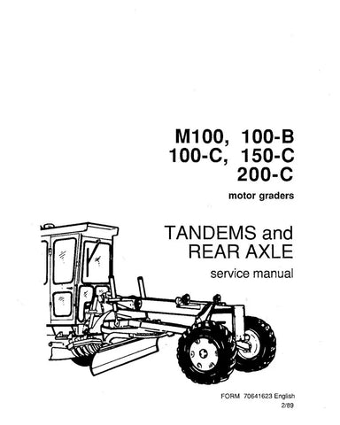 NEW HOLLAND M100, M100B AND M100C MOTOR GRADER REPAIR MANUAL - PDF