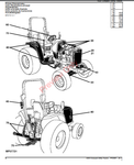 JOHN DEERE 4320 COMPACT UTILITY TRACTOR PC9397 - PARTS CATALOG MANUAL