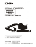 KOBELCO HYDRAULIC EXCAVATOR SK200SR III, SK200SRLC III OPERATOR MANUAL