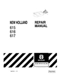 NEW HOLLAND 615, 616 AND 617 DISC MOWER-CONDITIONER REPAIR MANUAL - PDF