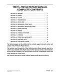 NEW HOLLAND TM115, TM125, TM135, TM150 AND TM165 TRACTOR REPAIR MANUAL - PDF FILE