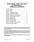 NEW HOLLAND 5610S, 6610S, 7010, 7610S AND 8010 TRACTOR REPAIR MANUAL - PDF FILE
