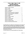 NEW HOLLAND TL100, TL70, TL80 AND TL90 TRACTOR REPAIR MANUAL - PDF FILE
