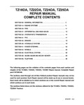 NEW HOLLAND TZ18DA, TZ22DA, TZ24DA AND TZ25DA COMPACT TRACTOR REPAIR MANUAL - PDF FILE