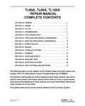 NEW HOLLAND TL80A, TL90A AND TL100A TRACTOR REPAIR MANUAL - PDF FILE