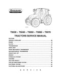 NEW HOLLAND T5030, T5040, T5050, T5060 AND T5070 TRACTOR SERVICE MANUAL - PDF FILE