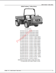 JOHN DEERE 2030A PROGATOR UTILITY VECHICLE PC9599 - PARTS CATALOG MANUAL