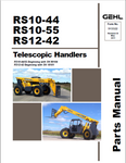 RS10-44 - Gehl Telescopic Handler Parts Catalog Manual (S/N 90101, 90102 and 90103) Download PDF