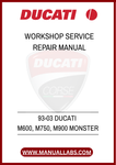 DON'T LET MECHANICAL PROBLEMS HOLD YOU BACK FROM ENJOYING YOUR RIDE. INVEST IN THE 93-03 DUCATI MONSTER WORKSHOP SERVICE REPAIR MANUAL TODAY AND EMPOWER YOURSELF