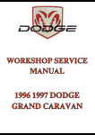 1996 1997 DODGE GRAND CARAVAN WORKSHOP SERVICE MANUAL - PDF