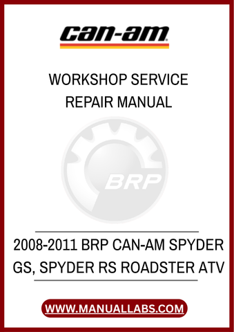 DON'T LET MECHANICAL ISSUES HOLD YOU BACK FROM ENJOYING YOUR RIDE. INVEST IN THE 2008-2011 BRP CAN-AM SPYDER GS AND RS ROADSTER WORKSHOP SERVICE REPAIR MANUAL TODAY AND