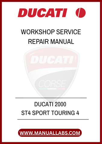 DUCATI 2000 ST4 SPORT TOURING 4 WORKSHOP SERVICE REPAIR MANUAL - PDF FILE