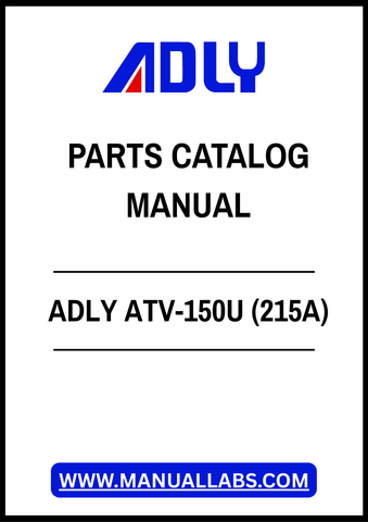ADLY ATV-150U (215A) PARTS CATALOG MANUAL – PDF FILE