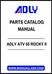 ADLY ATV 50 ROCKY II PARTS CATALOG MANUAL – PDF FILE