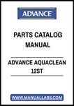 ADVANCE AQUACLEAN 12ST PARTS CATALOG MANUAL – PDF FILE