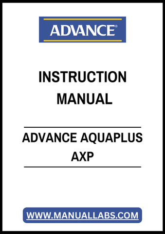 ADVANCE AQUAPLUS AXP INSTRUCTION MANUAL – PDF FILE