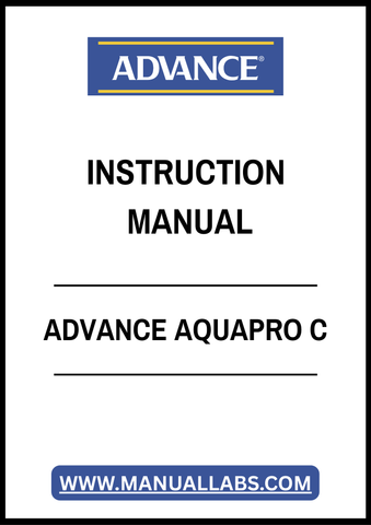ADVANCE AQUAPRO C INSTRUCTION MANUAL – PDF FILE