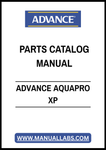 ADVANCE AQUAPRO XP PARTS CATALOG MANUAL – PDF FILE