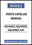 ADVANCE AQUARIDE, AQUARIDE AXP PARTS CATALOG MANUAL – PDF FILE
