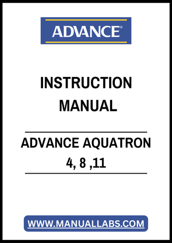 ADVANCE AQUATRON 4, 8 ,11 INSTRUCTION MANUAL – PDF FILE