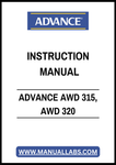 ADVANCE AWD 315, AWD 320 INSTRUCTION MANUAL – PDF FILE