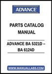 ADVANCE BA 5321D – BA 6124D PARTS CATALOG MANUAL – PDF FILE