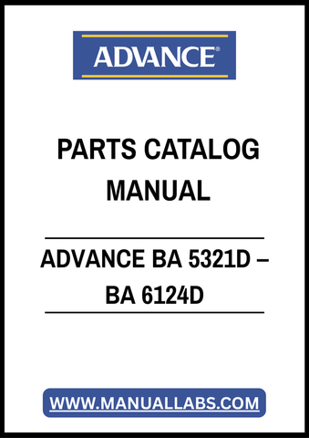 ADVANCE BA 5321D – BA 6124D PARTS CATALOG MANUAL – PDF FILE