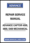 ADVANCE CAPTOR 4300, 4800, 5400 MECHANICAL REPAIR SERVICE MANUAL – PDF FILE