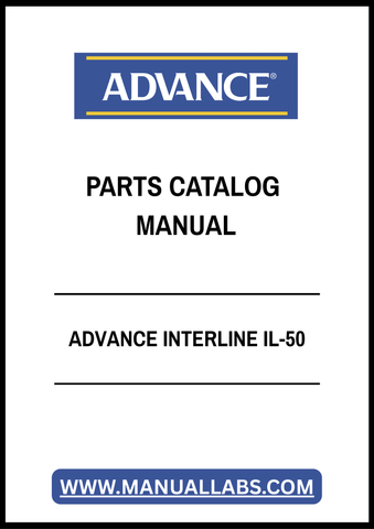 ADVANCE INTERLINE IL-50 PARTS CATALOG MANUAL - PDF FILE