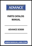 ADVANCE SC6500 PARTS CATALOG MANUAL - PDF FILE