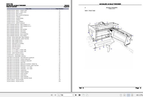 Enhance your agricultural efficiency with the AGCO Allis Baler 443 Bale Thrower Spare Parts Catalogue Manual (79001647) in PDF format. This comprehensive guide provides