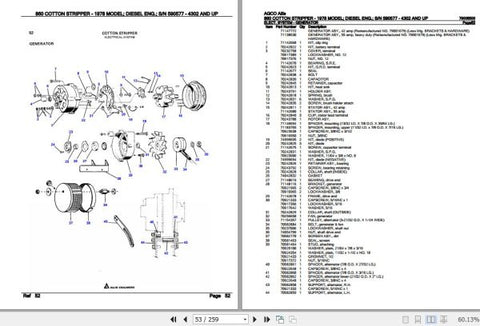 Enhance the performance and longevity of your AGCO Allis Cotton Stripper 860 with our comprehensive