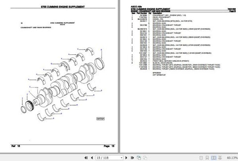 Unlock the full potential of your AGCO Allis Cummins engine with the comprehensive Spare Parts Catalogue Manual (Part No. 79021596). This PDF file is an essential resource