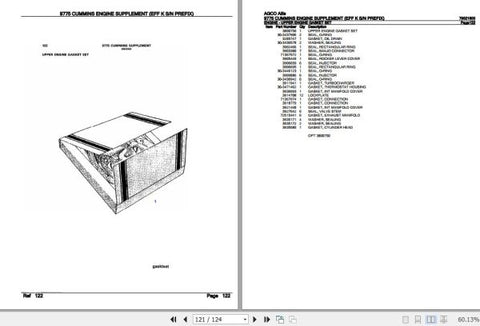 Discover the AGCO Allis Cummins Engine Supplement 9775 Spare Parts Catalogue Manual (79021600) in a convenient PDF format, designed for easy access and reference