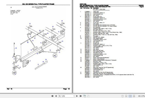 Enhance the performance and longevity of your AGCO Allis Seeding 330 and 333 series equipment with the comprehensive Spare Parts Catalogue (79005783) available